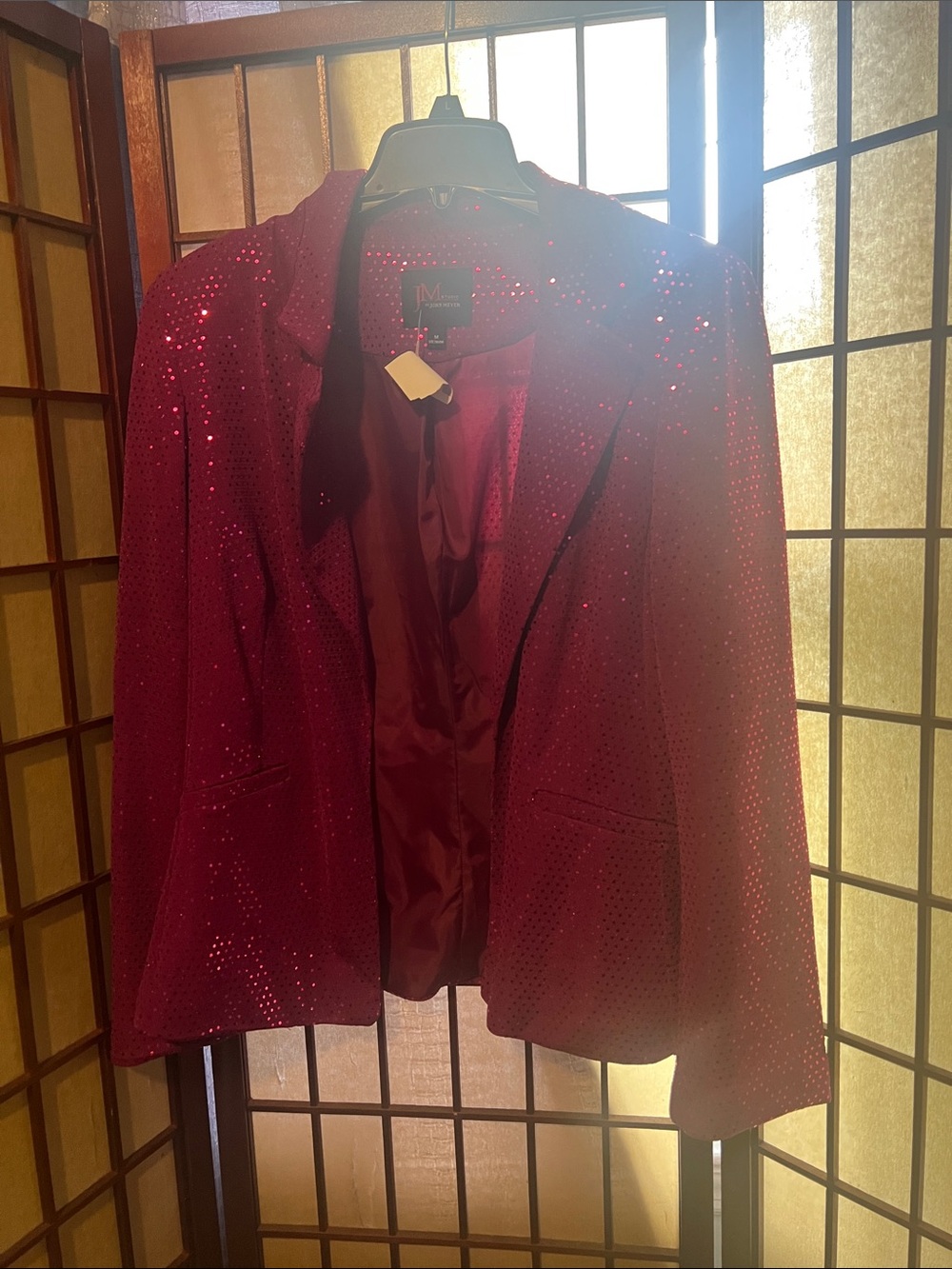 Sparkle Red Sequin Pencil Skirt